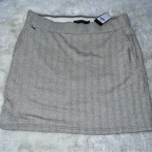 Ralph Lauren Gray Herringbone Golf Skort